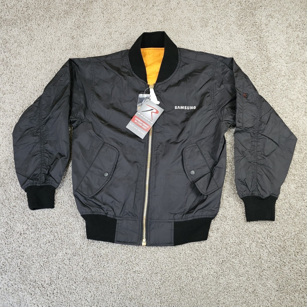 NWT Rothco Samsung Lightweight MA1 Flight Jacket XS Enhanced Nylon Bomber Coat